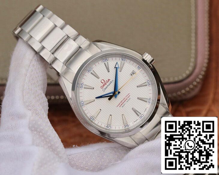 Omega Seamaster 231.10.42.21.02.002 1:1 edição melhor VS Fabbrica quadrante branco