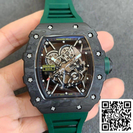 Richard Mille RM035-02 1:1 Best Edition KV Fabbrica V3 Green cinturino