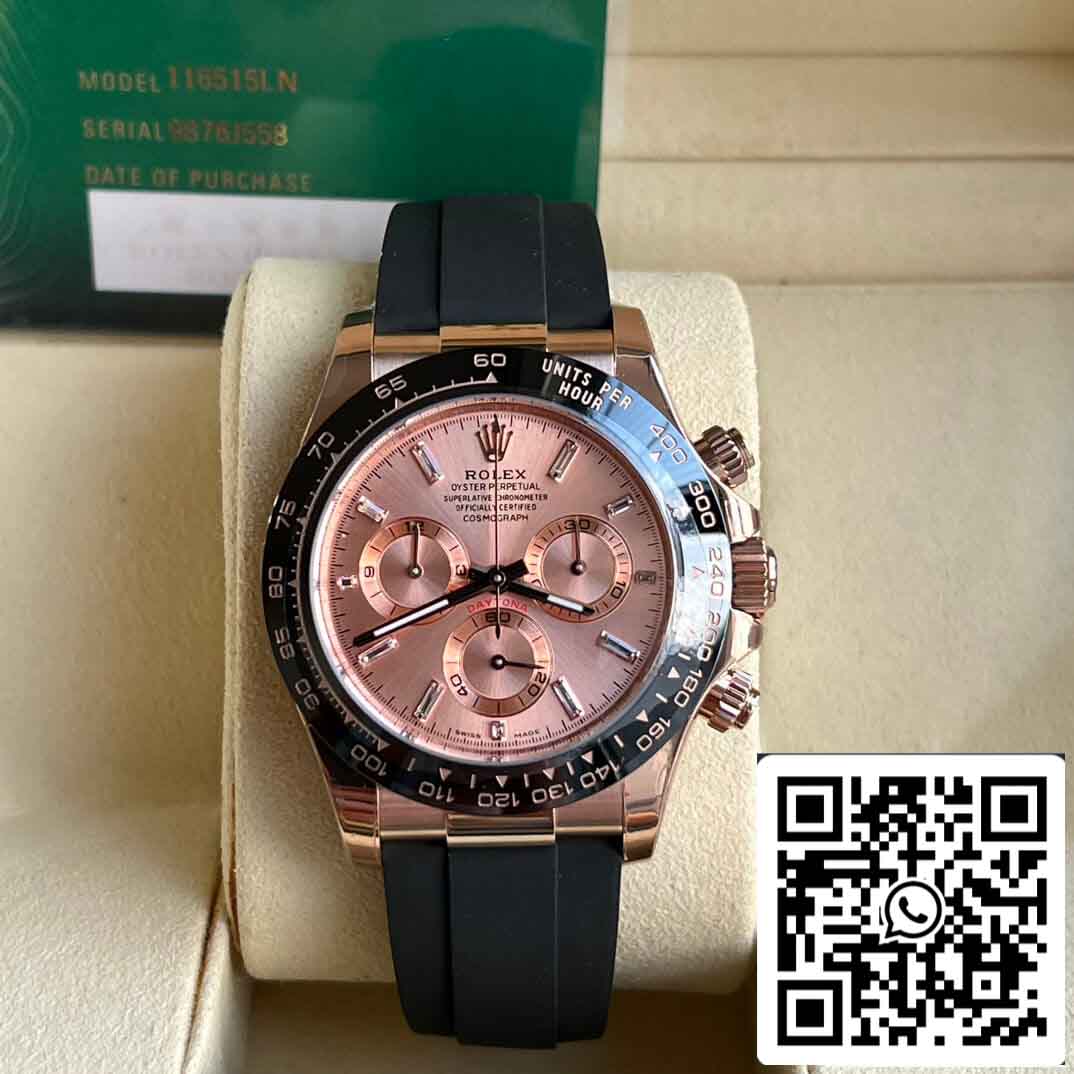 replica Rolex Daytona M116515ln-0021  Best 1:1 BT Fabbrica lunetta in ceramica