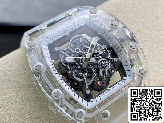 Richard Mille RM35-02 1:1 Best Edition RM Fabbrica Transparent Case