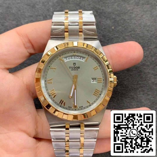 replica Tudor Royal M28603-0001 1:1 Best Edition V7 Fabbrica grey Dial
