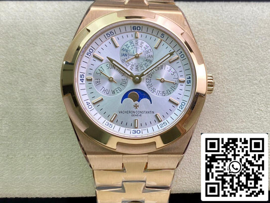 Vacheron Constantin Overseas 4300V/120R-B064 1:1 edizione migliore 8F Fabbrica Silvery quadrante bianco