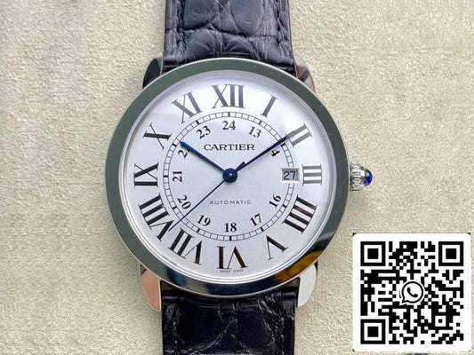 RONDE DE CARTIER W6701010 1:1 edizione migliore AF Fabbrica quadrante bianco
