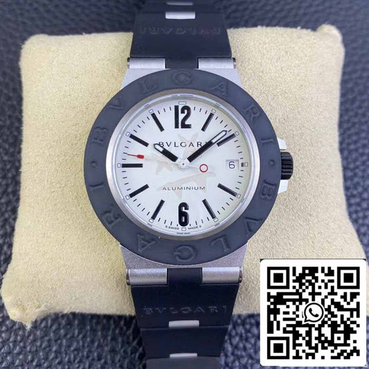 Bvlgari Aluminio Steve Aoki 103539 1:1 edizione migliore BV Fabbrica quadrante bianco