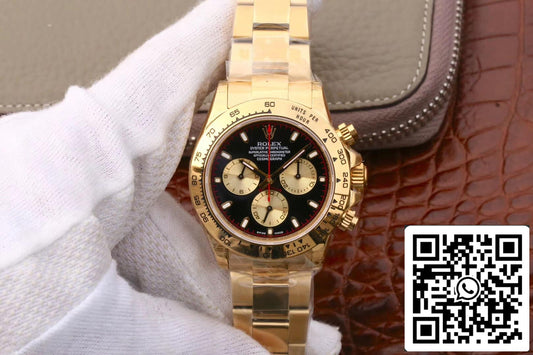 Rolex Daytona Cosmograph M116508-0009 1:1 edição melhor JH Fabbrica ouro 18K