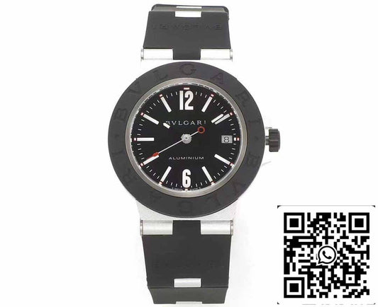 Bvlgari Aluminio 103445 1:1 edizione migliore BV Fabbrica quadrante nero