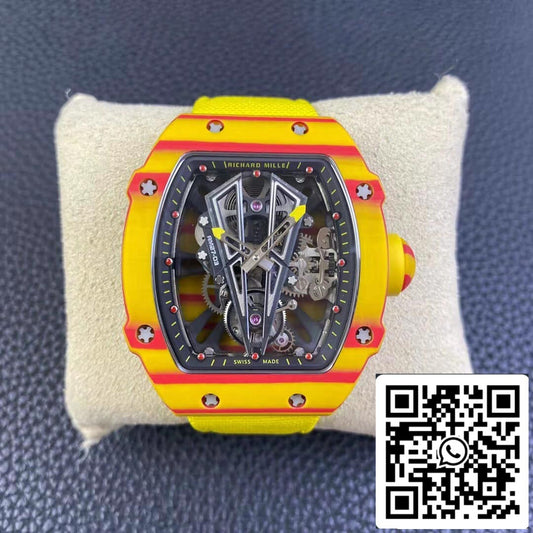 Richard Mille RM27-03 Rafael Nadal Tourbillon 1:1 Best Edition RM Fabbrica Yellow cinturino