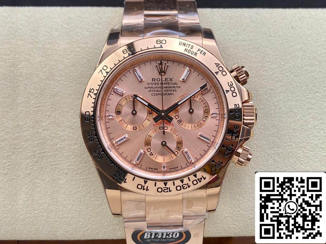Rolex Daytona M116505-0012 1:1 edição melhor BT Fabbrica Rosa Oro