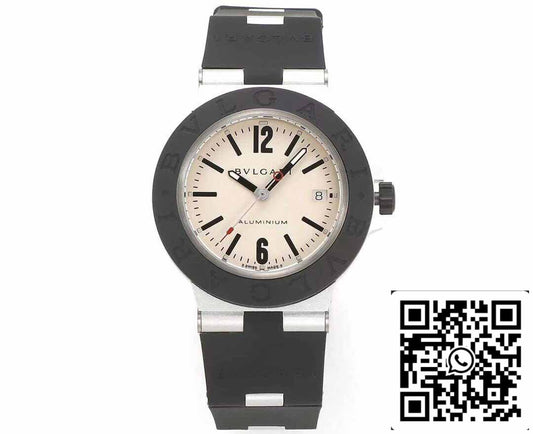 Bvlgari Aluminio 103382 1:1 edizione migliore BV Fabbrica Gris cuadrante