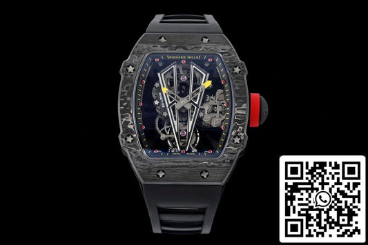 Richard Mille RM27-03 Rafael Nadal Tourbillon 1:1 Best Edition RM Fabbrica Black Rubber cinturino