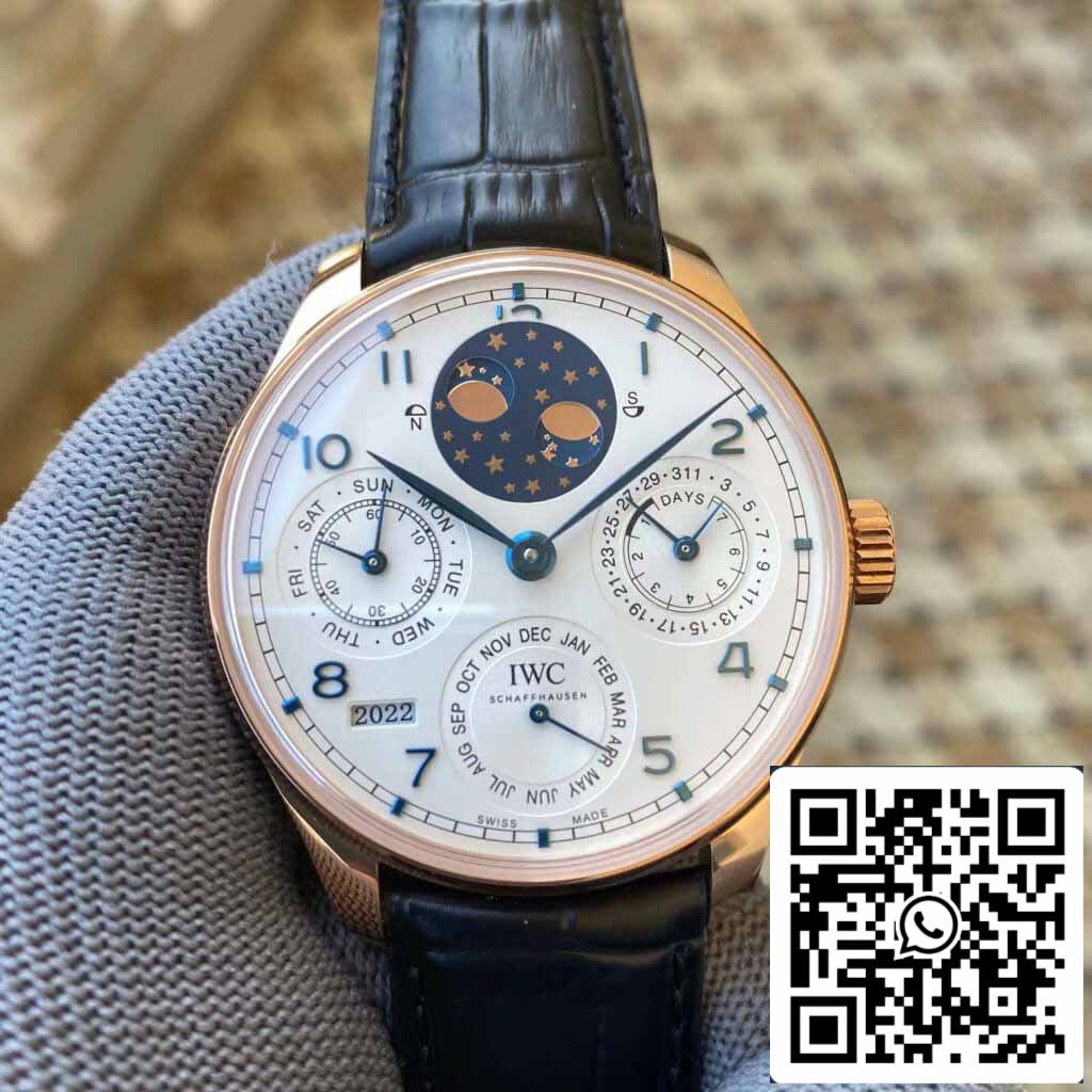 IWC Portuguese Perpetual Calendar IW503405 1:1 edizione migliore APS Fabbrica quadrante bianco