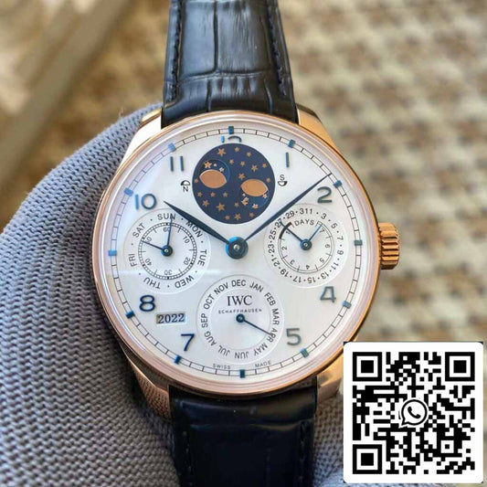 IWC Portuguese Perpetual Calendar IW503405 1:1 edizione migliore APS Fabbrica quadrante bianco