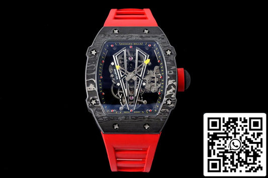Richard Mille RM27-03 Rafael Nadal Tourbillon 1:1 Best Edition RM Fabbrica Red Rubber cinturino