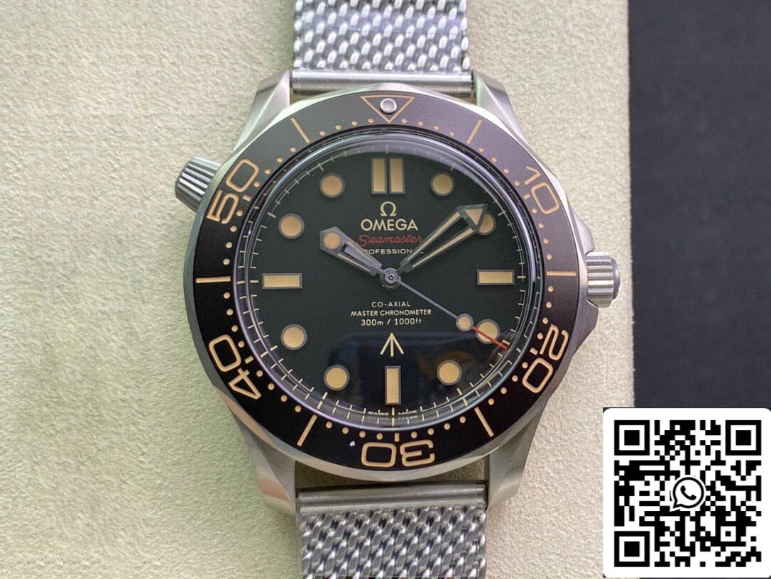 Omega Seamaster Diver 300M 007 Edition 210.90.42.20.01.001 1:1 Best Edition OR Fabbrica Black Dial