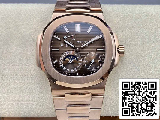 Patek Philippe Nautilus 5712/1R-001 1:1 edizione migliore GR Fabbrica Rosa Oro