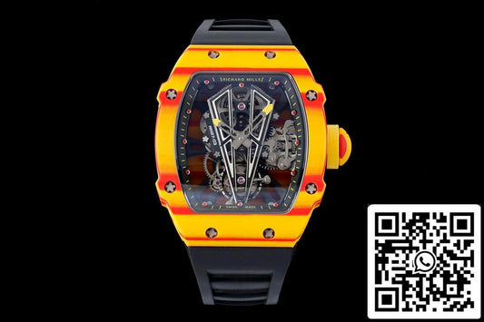 Richard Mille RM27-03 Rafael Nadal Tourbillon 1:1 Best Edition RM Fabbrica Rubber cinturino
