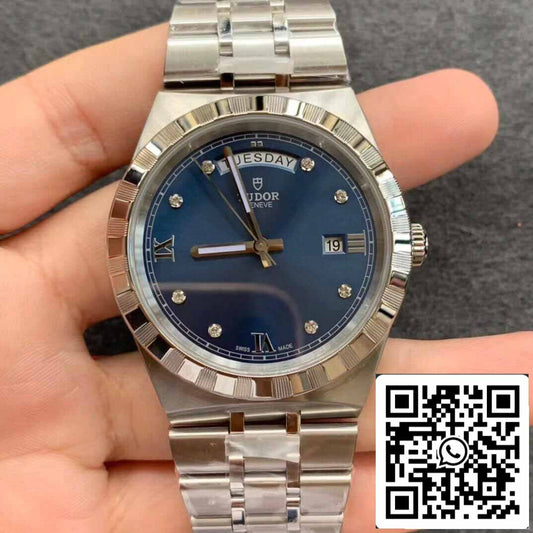 replica Tudor Royal M28600-0006 Best 1:1 Edition V7 Fabbrica Blue Dial