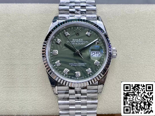 Rolex Datejust M126234-0055 36MM 1:1 edizione migliore VS Fabbrica Diamond quadrante