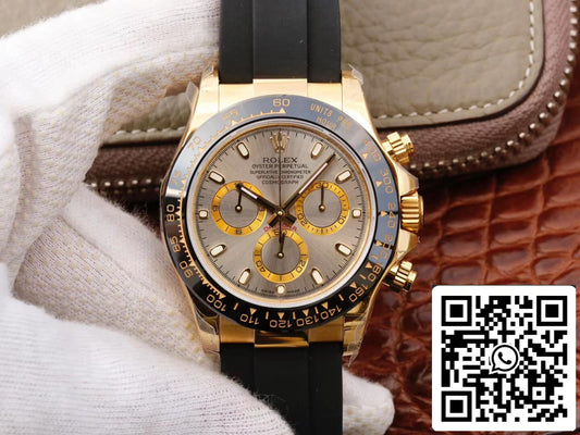 Rolex Daytona Cosmograph 116518LN 1:1 edição melhor JH Fabbrica mostrador cinza prateado