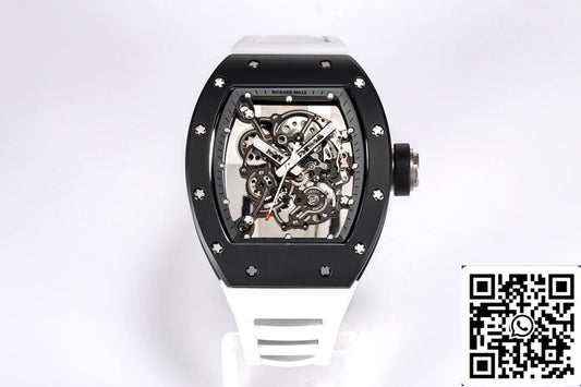 Richard Mille RM-055 1:1 edizione migliore BBR Fabbrica Nero ceramica Cassa