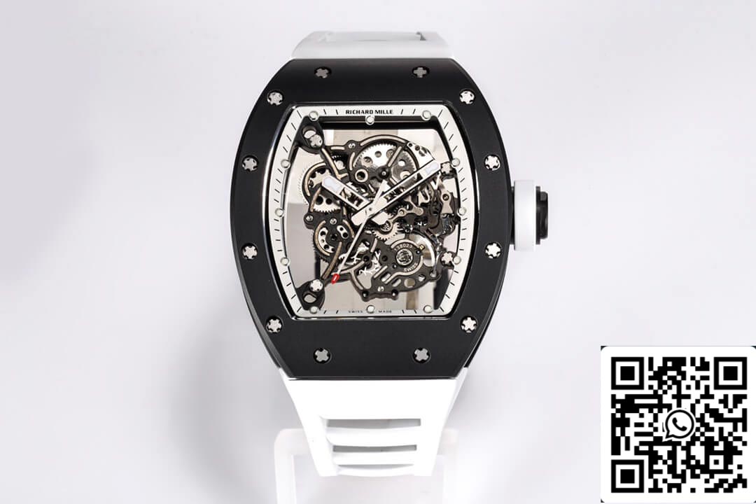 Richard Mille RM-055 1:1 edizione migliore BBR Fabbrica Gomma cinturino