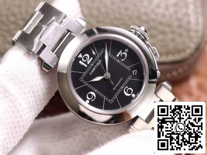 Cartier Pasha W31076M7 1:1 Best Edition V9 Fabbrica Black Dial Swiss Cal.049