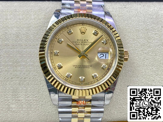 Rolex Datejust M126333-0012 1:1 edizione migliore GM Fabbrica Yellow Oro
