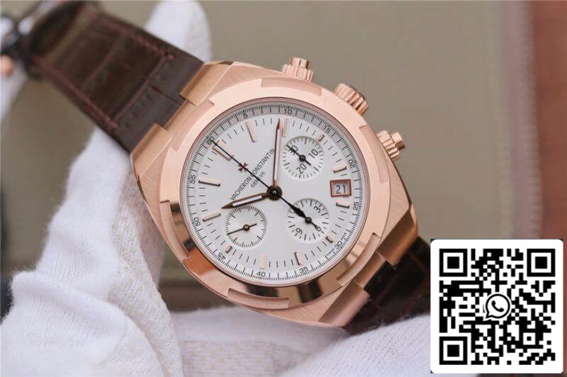 Vacheron Constantin Overseas 5500V/000R-B074 8F Fabbrica 1:1 edizione migliore Swiss ETA7750 quadrante argento