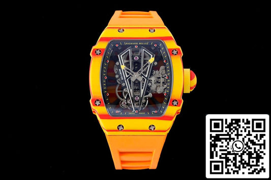 Richard Mille RM27-03 Rafael Nadal Tourbillon 1:1 Best Edition RM Fabbrica Yellow Rubber cinturino