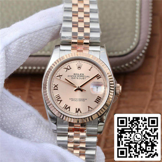 Rolex Datejust 116231 36MM 1:1 edizione migliore GM Fabbrica Pink quadrante
