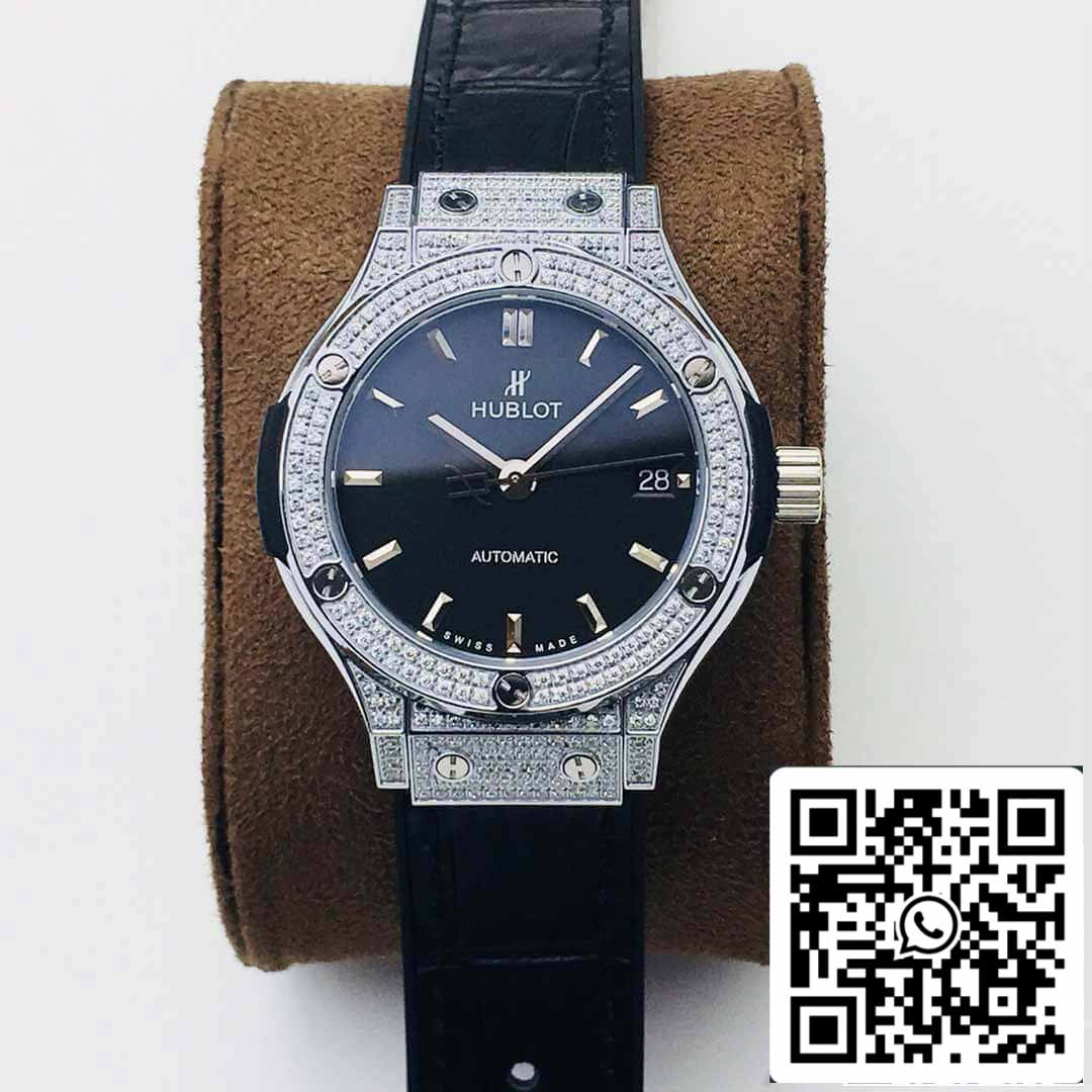 Hublot Classic Fusion 38MM 1:1 edizione migliore HB Fabbrica quadrante nero