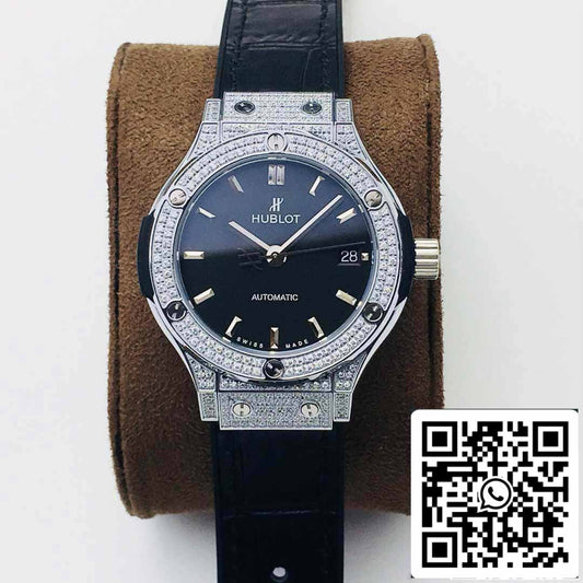 Hublot Classic Fusion 38MM 1:1 edizione migliore HB Fabbrica quadrante nero