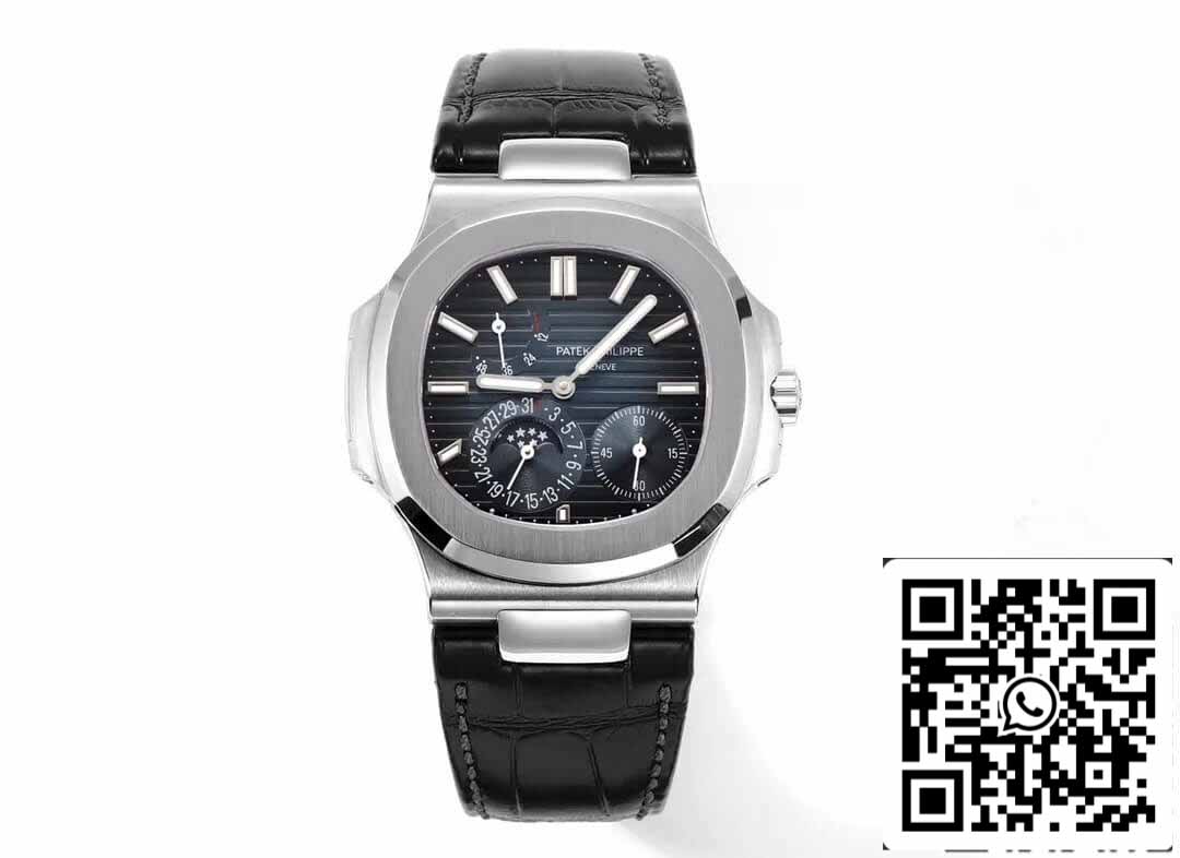 Patek Philippe Nautilus 5712 1:1 Best Edition PPF Fabbrica V2 Leather cinturino