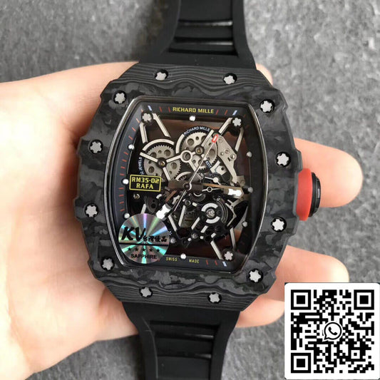 Richard Mille RM35-02 1:1 Best Edition KV Fabbrica V3 Black cinturino