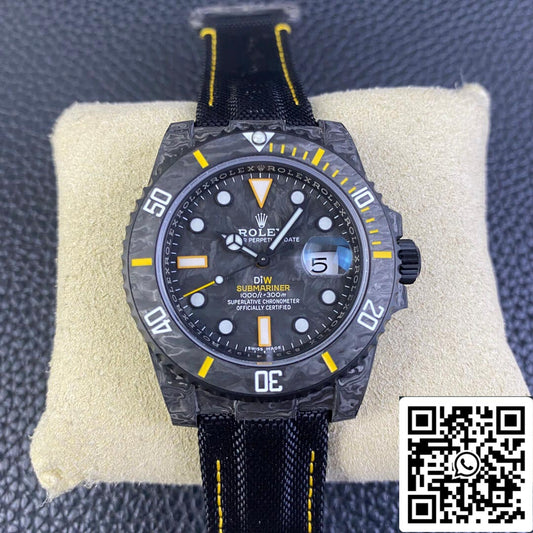 Rolex Submariner 1:1 edizione migliore VS Fabbrica DIW fibra di carbonio lunetta