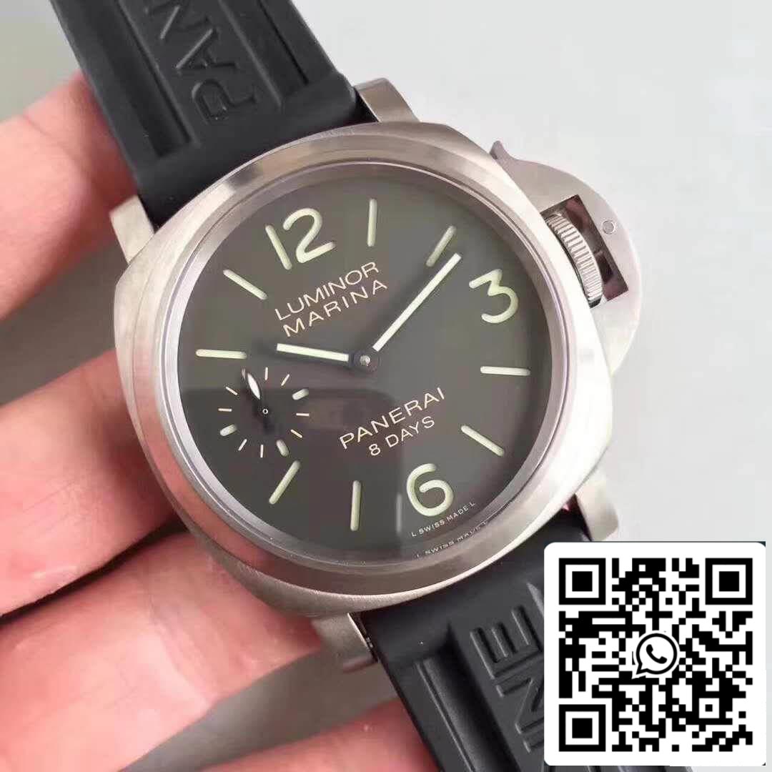 Panerai Luminor PAM510 ZF Fabbrica Men Watches 1:1 Best Edition Swiss ETA P5000 Black Rubber cinturino