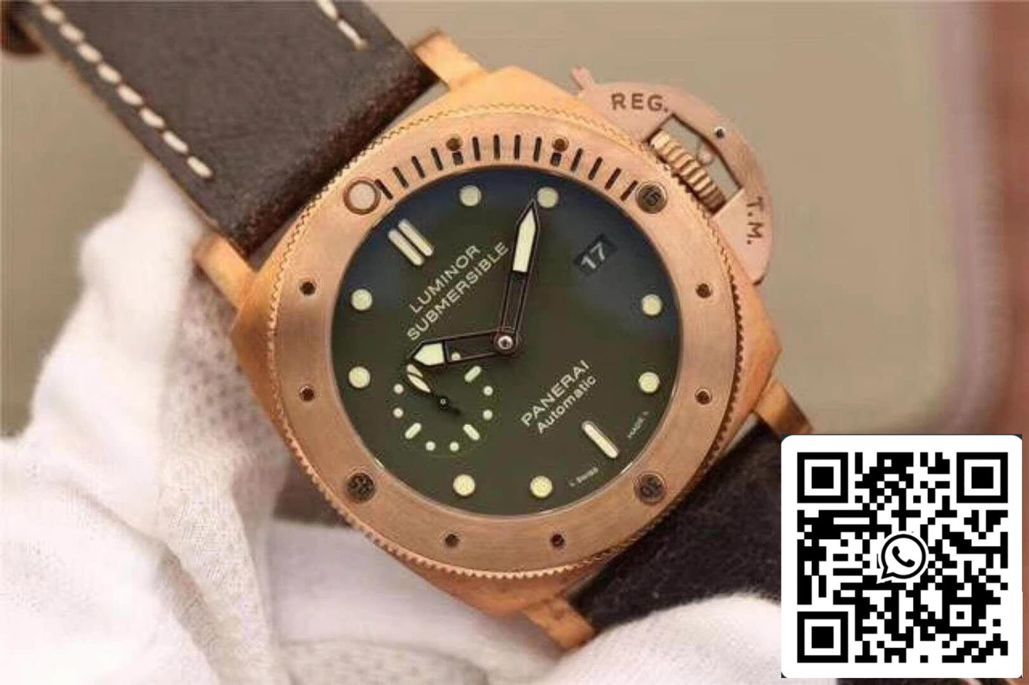 Panerai Luminor Submersible PAM382 VS Fabbrica 1:1 edizione migliore Swiss ETA P9000