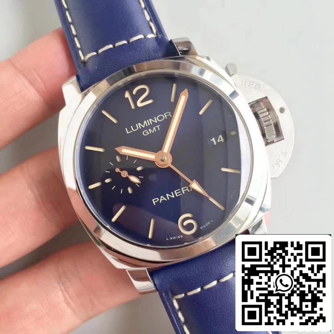 Panerai Luminor 1950 PAM688 ZF Fabbrica 1:1 Best Edition Swiss ETA P9001 Blue Leather cinturino