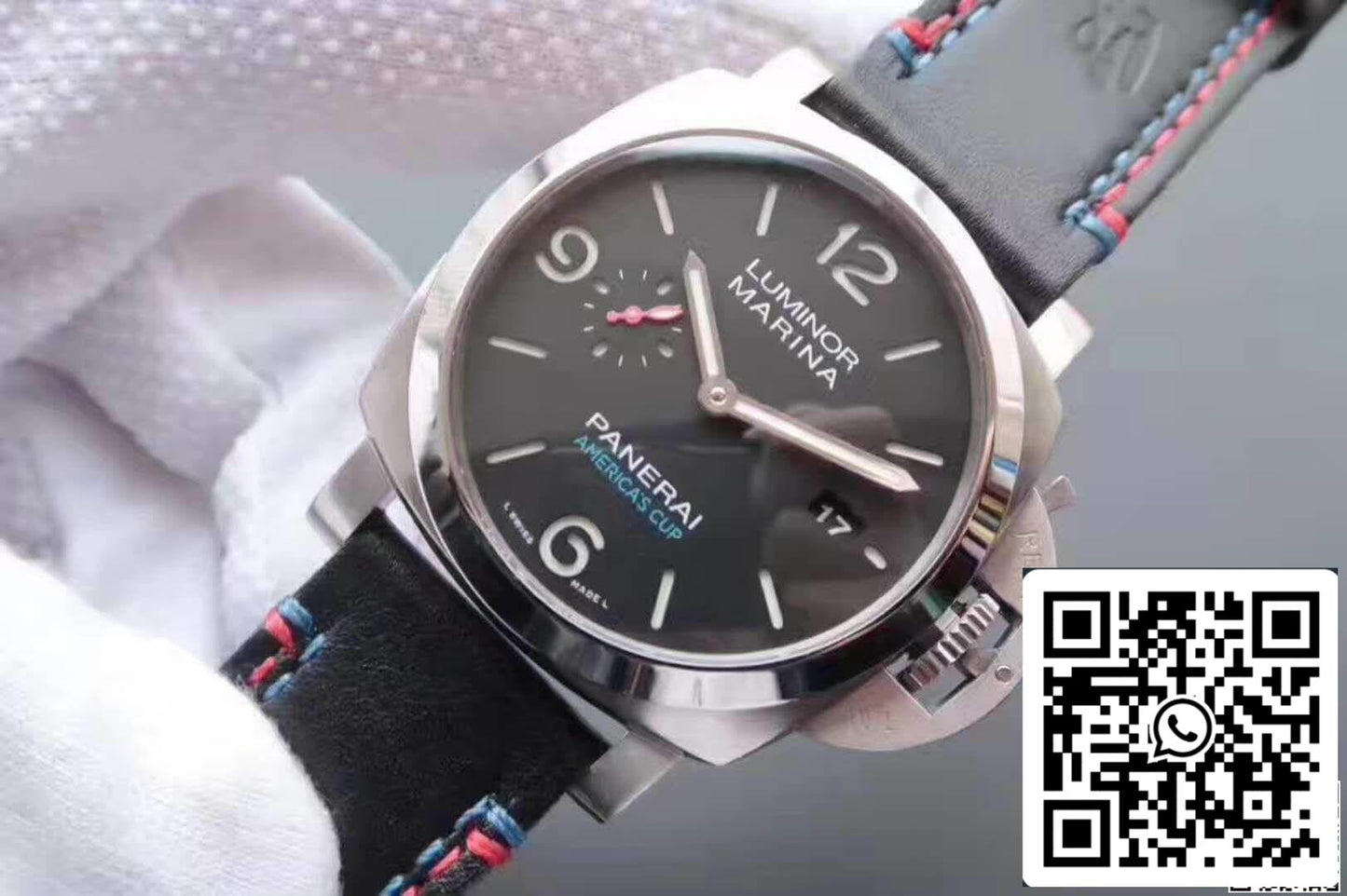Panerai Luminor Marina 1950 PAM727 ZF Fabbrica 1:1 Best Edition Swiss ETA P9010 Black Leather cinturino