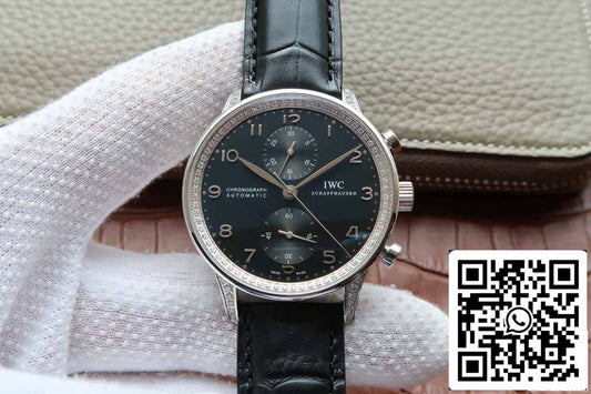 IWC Portugieser IW371440 1:1 Best Edition ZF Fabbrica Black Dial