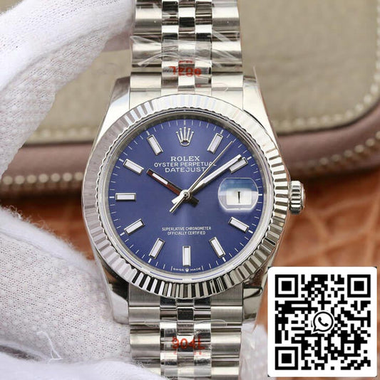 Rolex Datejust M126234-0017 1:1 edizione migliore GM Fabbrica quadrante blu