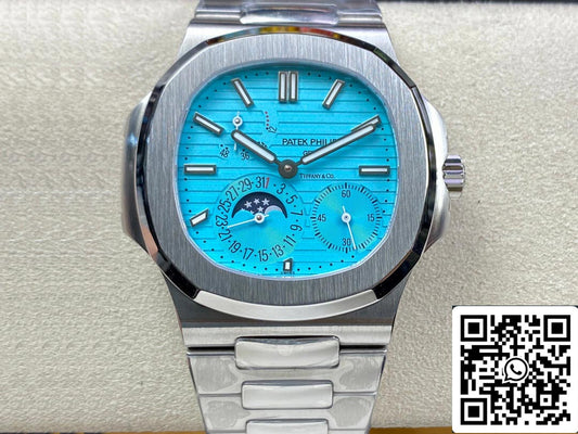 Patek Philippe Nautilus 5712 1:1 edizione migliore GR Fabbrica Tiffany quadrante blu