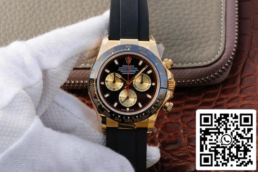 Rolex Daytona Cosmograph M116518ln-0047 1:1 edizione melhor JH Fabbrica Cronógrafo em ouro amarelo