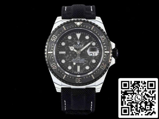 Rolex Sea-Dweller 1:1 edizione migliore Diw Fabbrica fibra di carbonio Nero cinturino