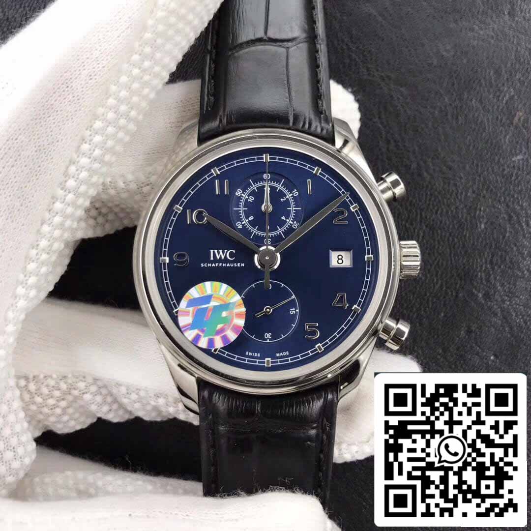 IWC Portugieser IW390303 1:1 Mejor edición ZF Fabbrica esfera azul