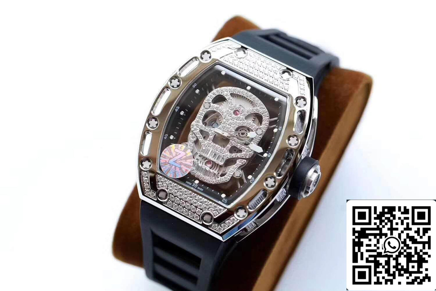Richard Mille RM052 Z Fabbrica 1:1 Best Edition Swiss ETA6T51 black cinturino