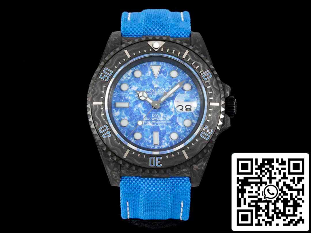 Rolex Sea-Dweller 1:1 edizione migliore Diw Fabbrica fibra di carbonio quadrante blu