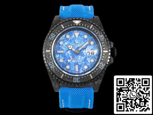 Rolex Sea-Dweller 1:1 edizione migliore Diw Fabbrica fibra di carbonio quadrante blu