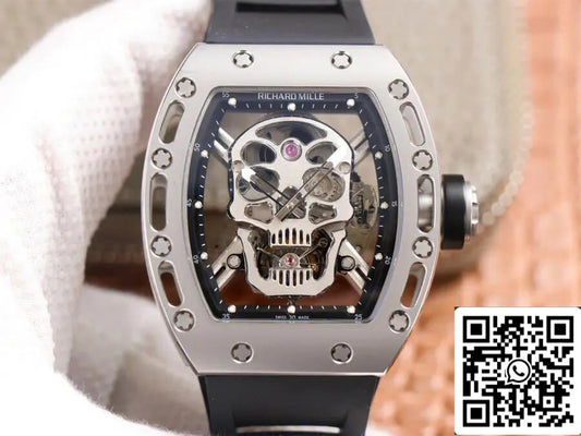 Richard Mille RM52-01 Tourbillon 1:1 edizione migliore JB Fabbrica Skull Dial