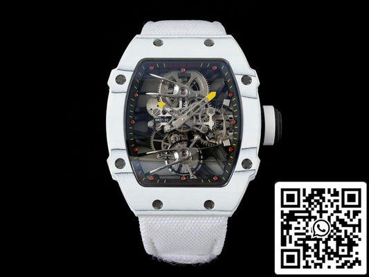 Richard Mille RM27-02 Rafael Nadal Tourbillon 1:1 Best Edition RM Fabbrica White Stra